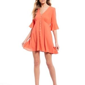 Beautiful coral/orange dress from Dillard’s!!